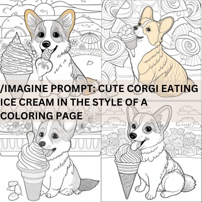 midjourney coloring book prompt